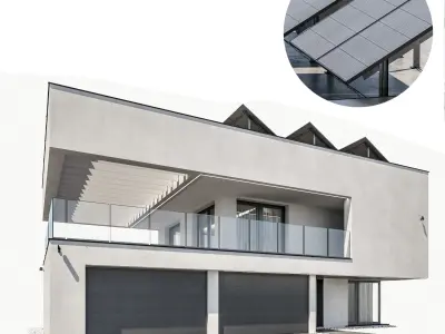 Vol 2 Modern Houses collection - 11 different houses 3D Model Pack