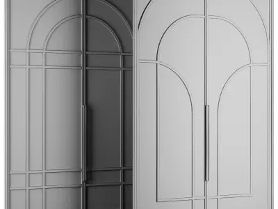 Entrance door set182 3D model