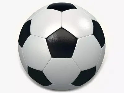 Soccer Ball  Low-poly 3D model