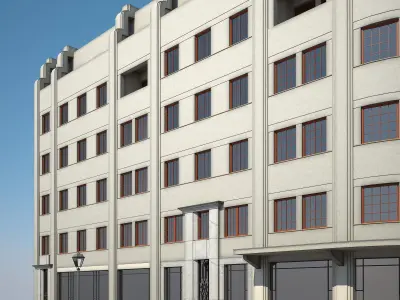 Apartment Building 10  3D model