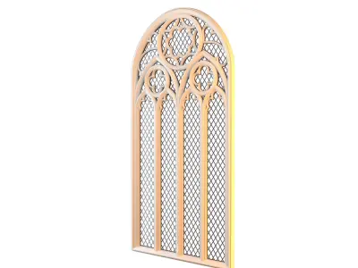 Gothic Window 3D model