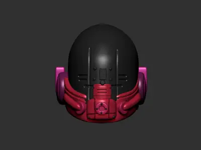 helmet high poly sculpt 3d printable ver 7 3D model 3D model 188