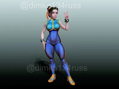 street fighter 3D print model