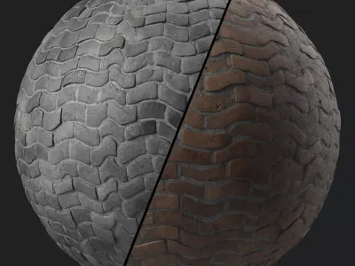 Pavement Materials 59- Sbsar Pbr 4k Seamless Texture