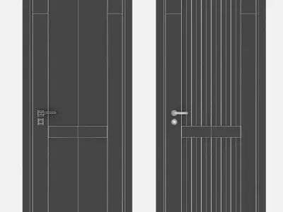 Door set 17 3D model