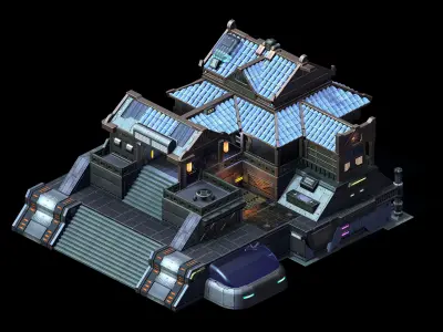 Crystal Palace - Market 3D model