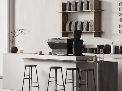 533 cafe and restaurant 01 coffee spot 01 3D model