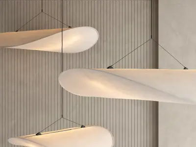 Tense Pendant Lamp D 70 90 120 3D model
