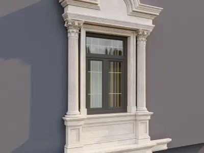Classic element Window 3D model