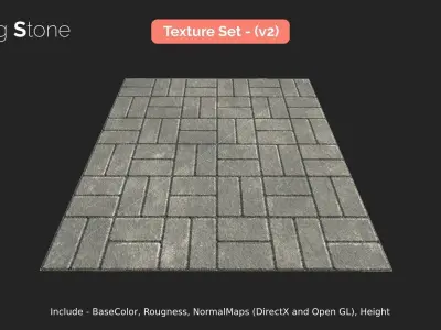 Paving Stone - small seamless textures set Texture