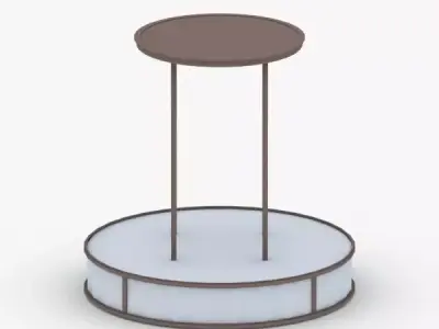 1498 - Hanging Lamp Low-poly 3D model