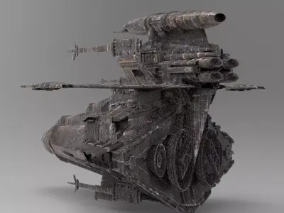 Spaceship reaper design 2 3D model
