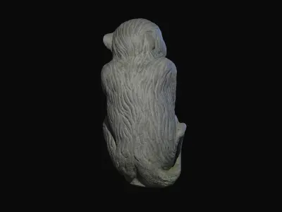 Monkey Statue 3D model