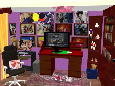 Cuarto de Yori Regreso Free 3D model