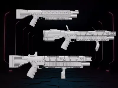 SciFi Kit 3D printable file for Action Figures 3D print model