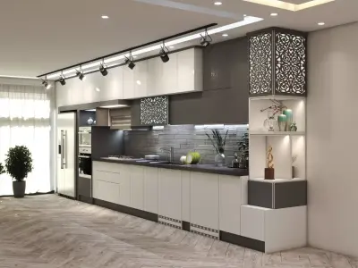 Modern kitchen 3D model