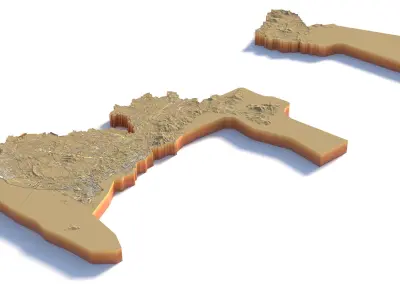 Shenzhen City China 3D model purchase