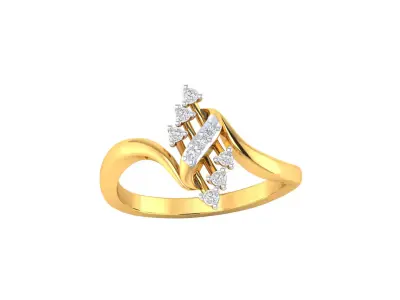 Women Ring Render 3dm STL MTL SLC JCD OBJ FBX Details 3D print model 8