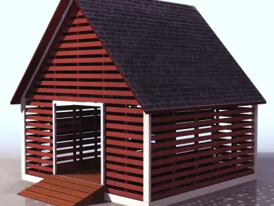 Homes and buildings 3D model