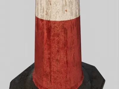 Hong Kong Traffic Cone 3D model