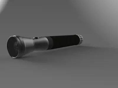 Torch flashlight 3D model