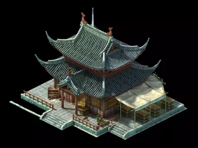 Peach Blossom Island - pharmacy 36 3D model