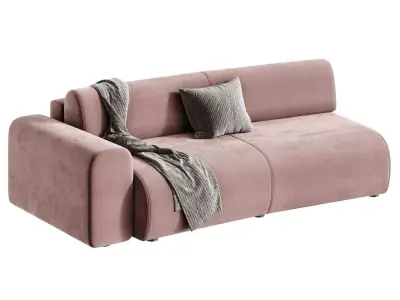 Straight sofa Mail 4NRP 3D model
