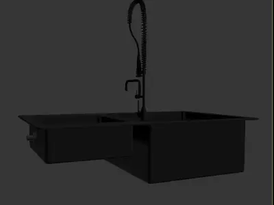 Sink Kitchen 3D model