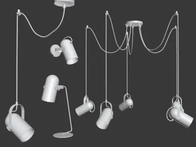 Four Light Set 1 3D model