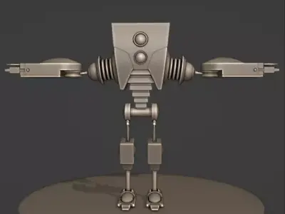 Stylized Robot Character 3D model