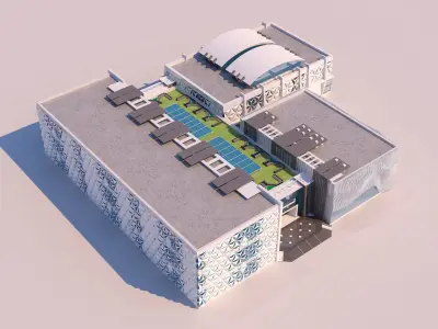 0034 - Art Center - 2021 - 01 - Design 03 - 2D Plans - 3D Files 3D model