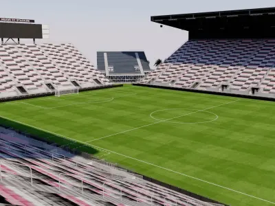 Chase Stadium - Inter Miami CF USA 3D model