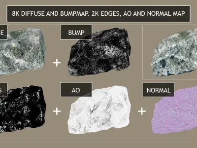 ROCK PACK 01 3D model