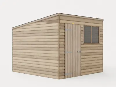 Wheather Board Low-poly 3D model