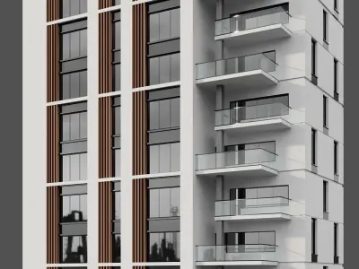 RESIDENTIAL BUILDING NO64 A 3D model