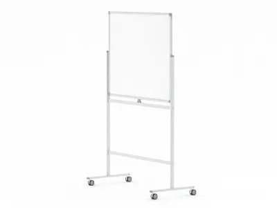 Whiteboard with Rolling 3D model