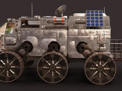 Mars Rover - Blender 3D model