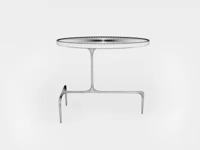 Oval occasional table 3D model