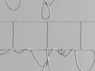 Luke Pendant Tracer Bar 3D model