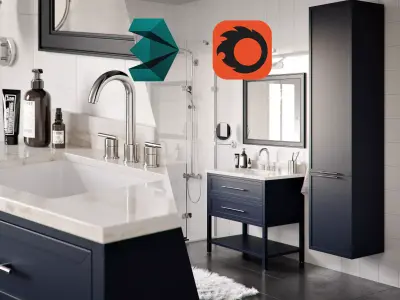 Catalog Sample - Bathroom Furniture 3D model