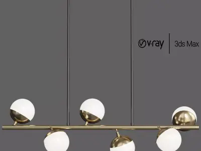 Arteriors Wahlburg Chandelier 3D model