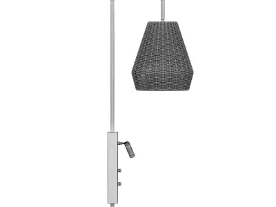 Bedside lamp 3D model 2