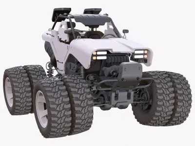RC Monster Truck Toy M1 3D model