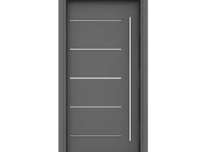Metal Front Door 3D model