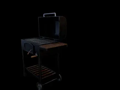 Barbeque - Gest Low-poly 3D model