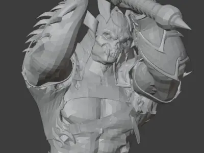Shao Kahn MK 11 - 3D print model