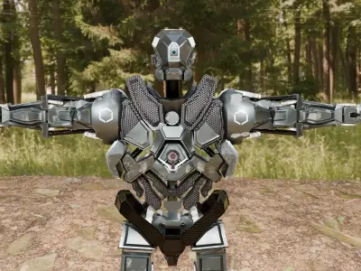 BM-01 Low-poly 3D model