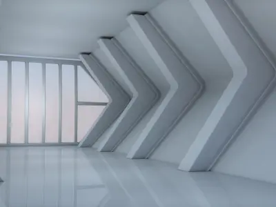 Sci Fi Room 3D model purchase