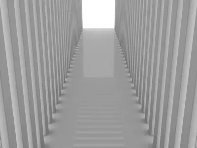 Empty Tunnel 3D model
