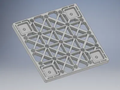 U S S Sulaco Floor Grate 3D model